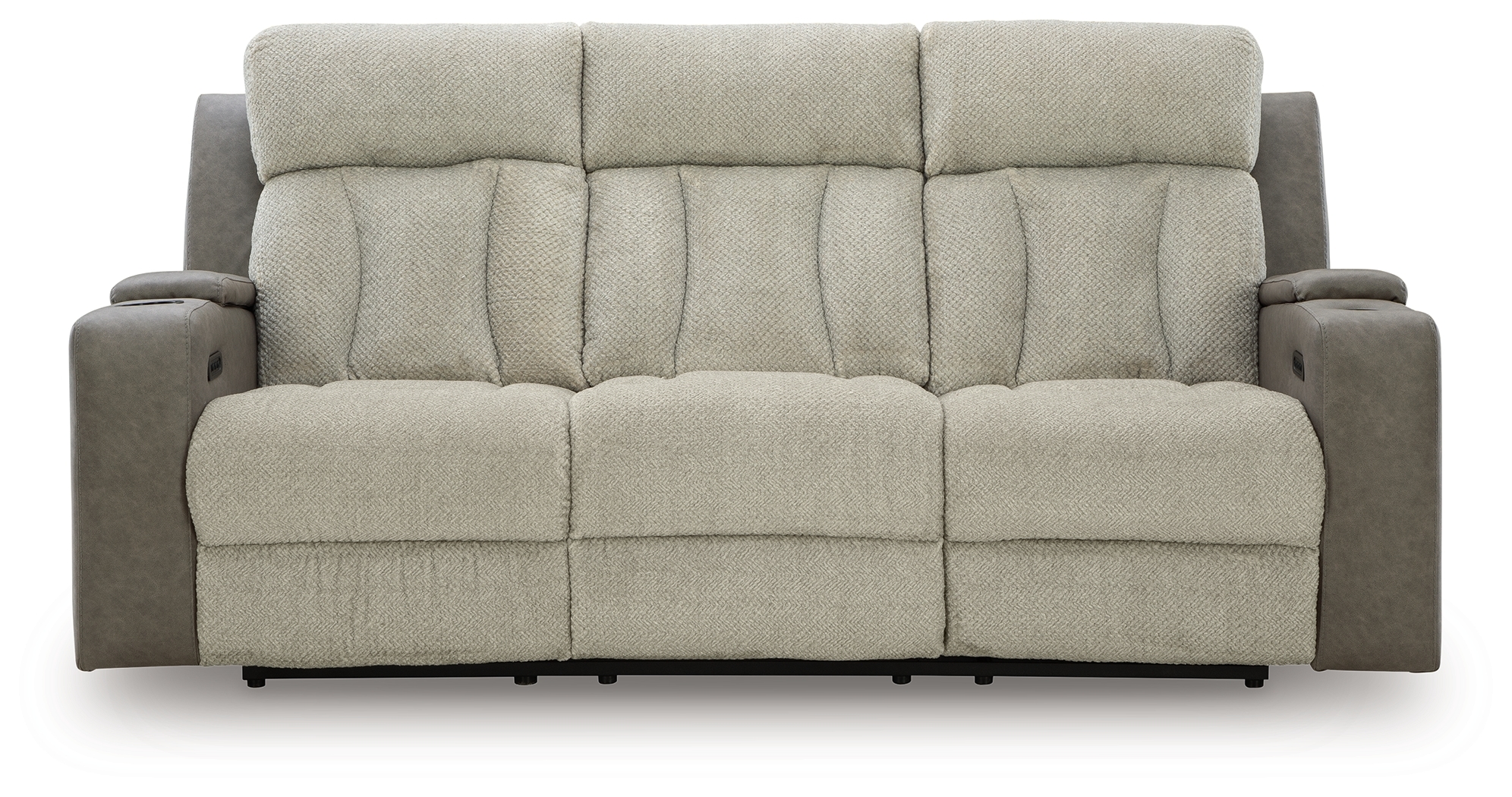 Pwr Rec Sofa With Adj Headrest