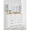 Ashley Ashbryn Dresser and Mirror