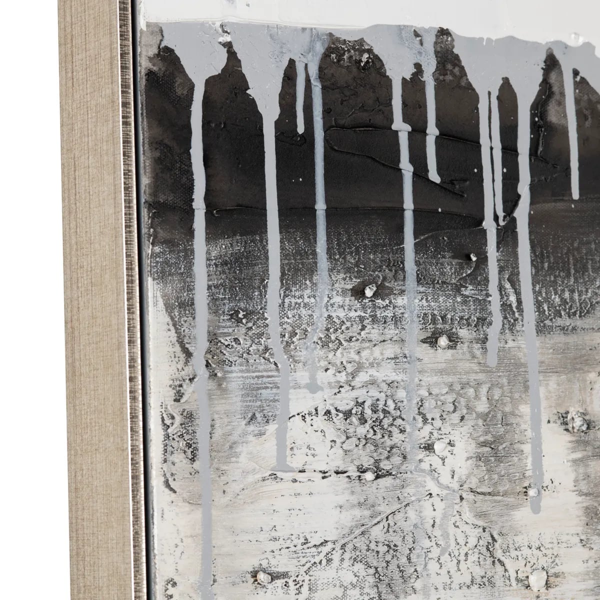 Blue Suede Framed Canvas