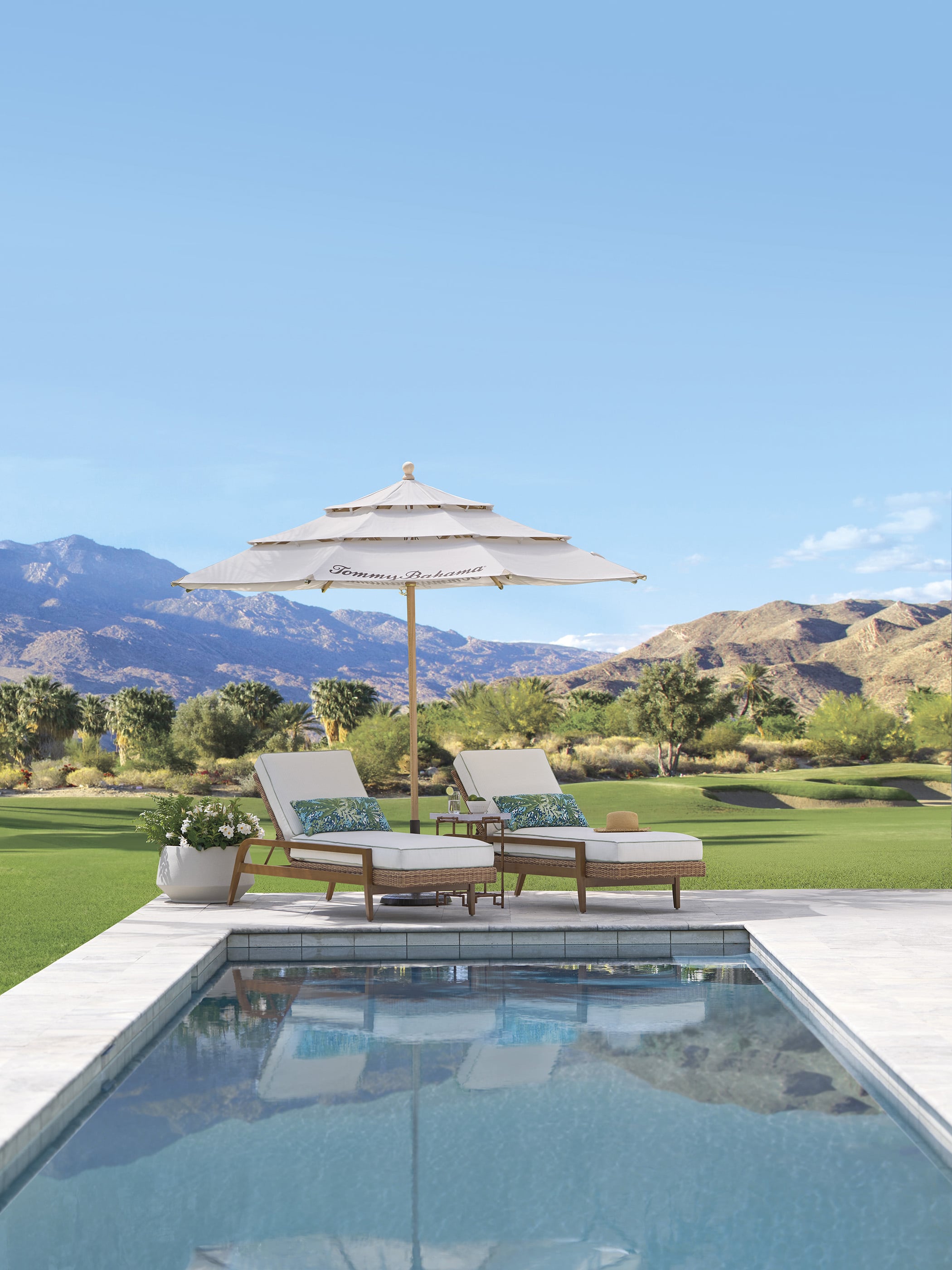 Tommy Bahama Outdoor Living Palm Desert Poolside Chaise