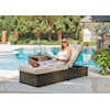 Signature Design by Ashley Coastline Bay Outdoor Chaise Lounge With Cushion