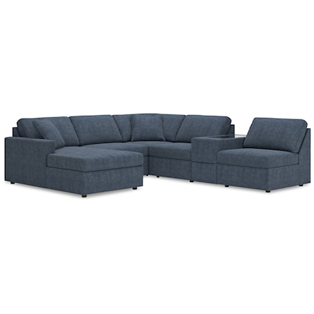 6-Piece Sectional With Chaise