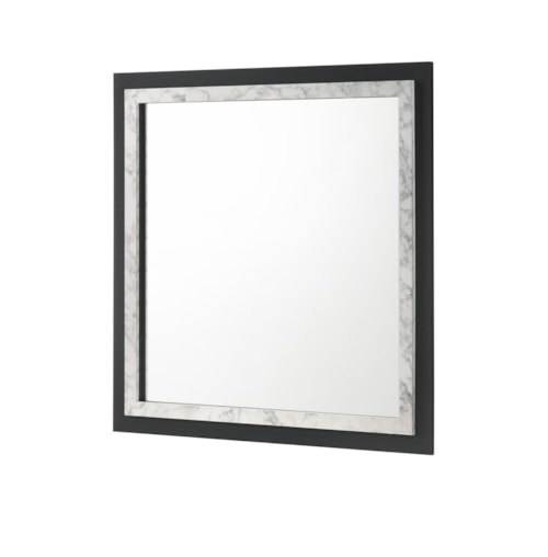 Contemporary Square Dresser Mirror