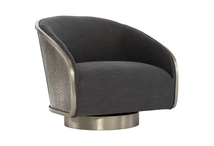 Interiors Swivel Chair by Bernhardt at Baer's Furniture