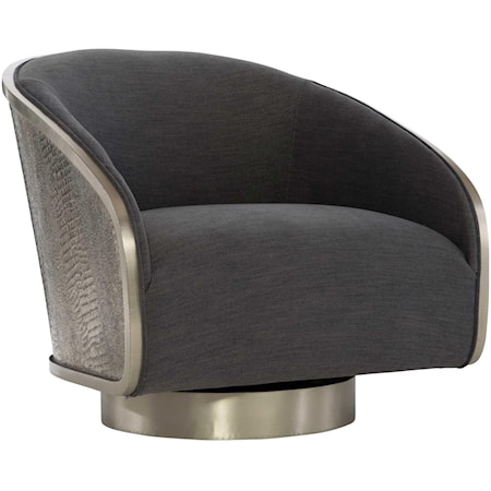 Miles Fabric Swivel Chair