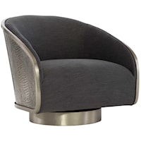 Miles Fabric Swivel Chair