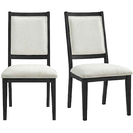 Contemporary Square Back Dining Chair