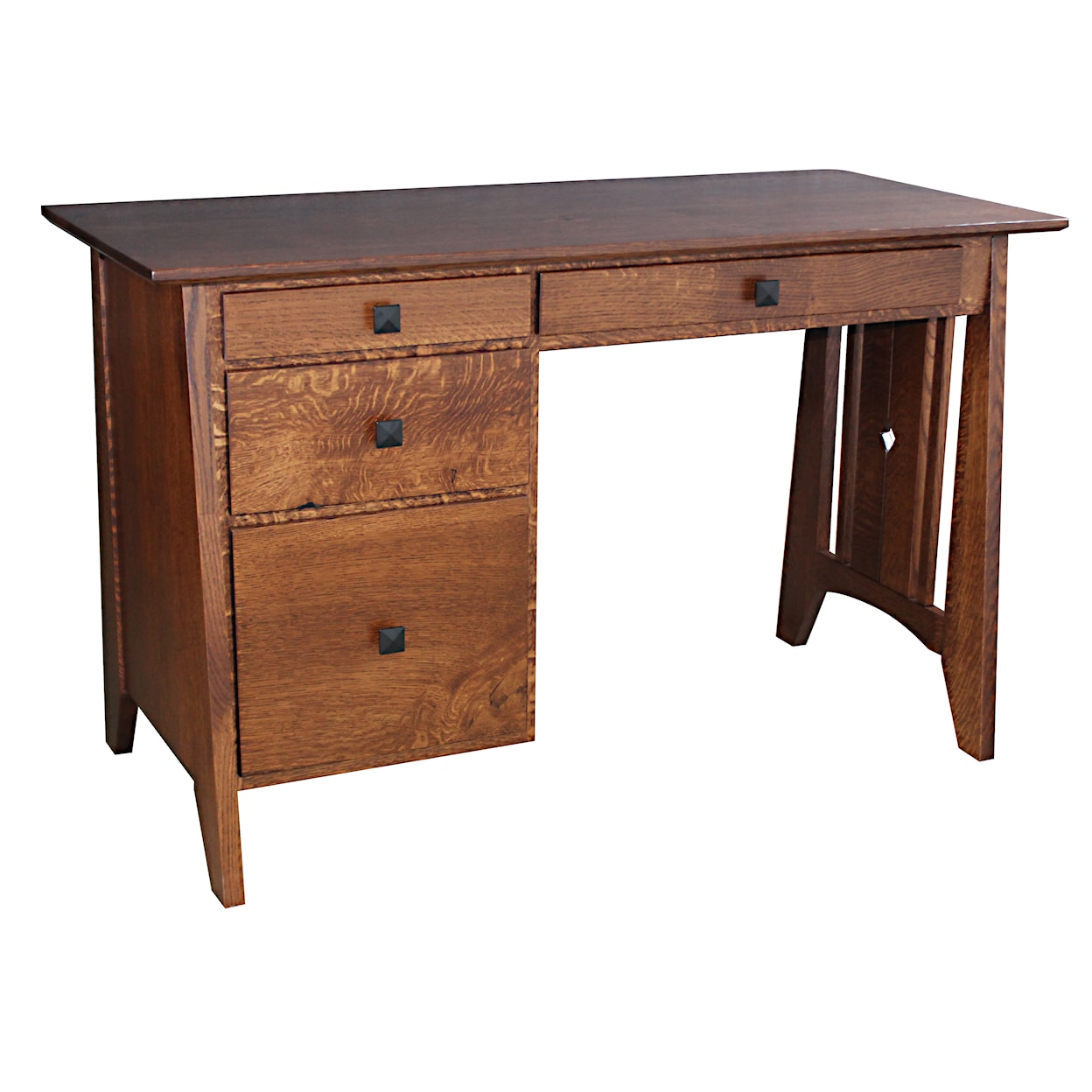 Ashery Woodworking Tempe Mission Customizable Solid Wood Student Desk