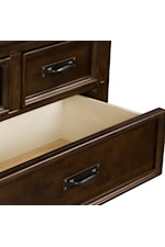 Liberty Furniture Saddlebrook Traditional Queen Panel Bedroom Group