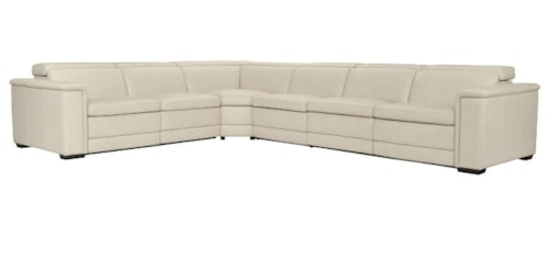 Contemporary Sectional Power Sofa with USB Ports