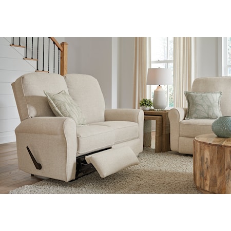 Manual Reclining Space Saver Loveseat