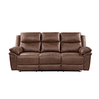 Casual Dual Reclining Power Sofa