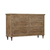 Emerald Interlude 6-Drawer Dresser with Sandstone Finish