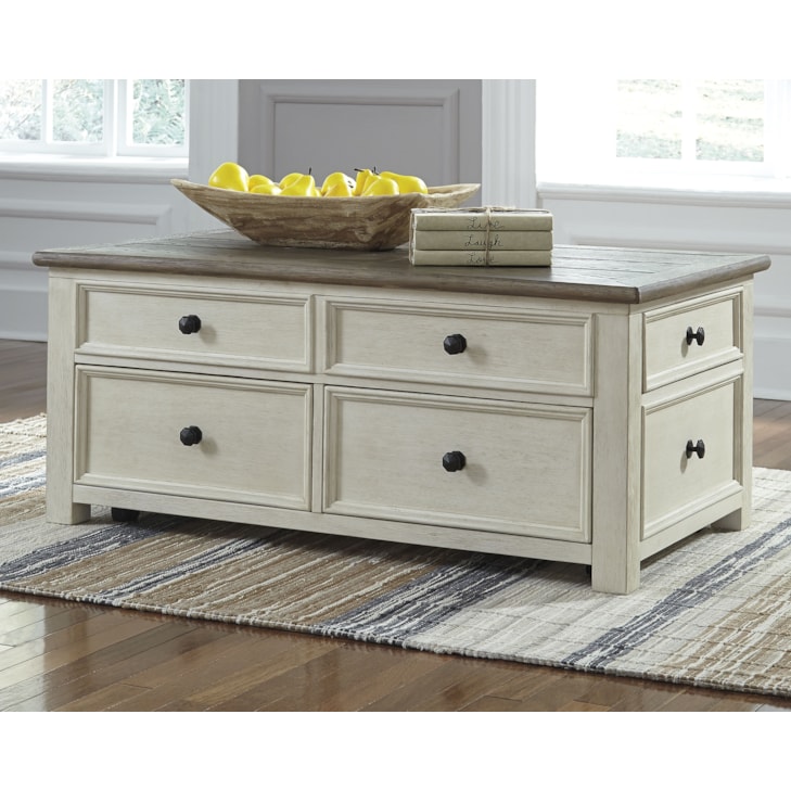 Signature Design by Ashley Bolanburg T637T2 Coffee Table And 2 ...