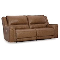 Contemporary Power Reclining Sofa with USB Port