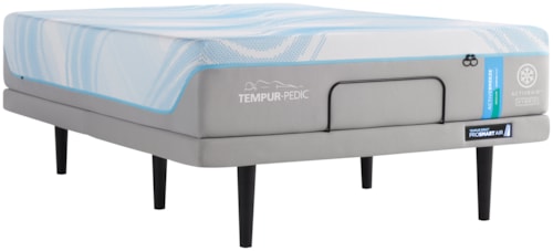 Cal King TEMPUR-ActiveBreeze® Medium Hybrid Mattress and TEMPUR-Ergo® ProSmart® Air Base
