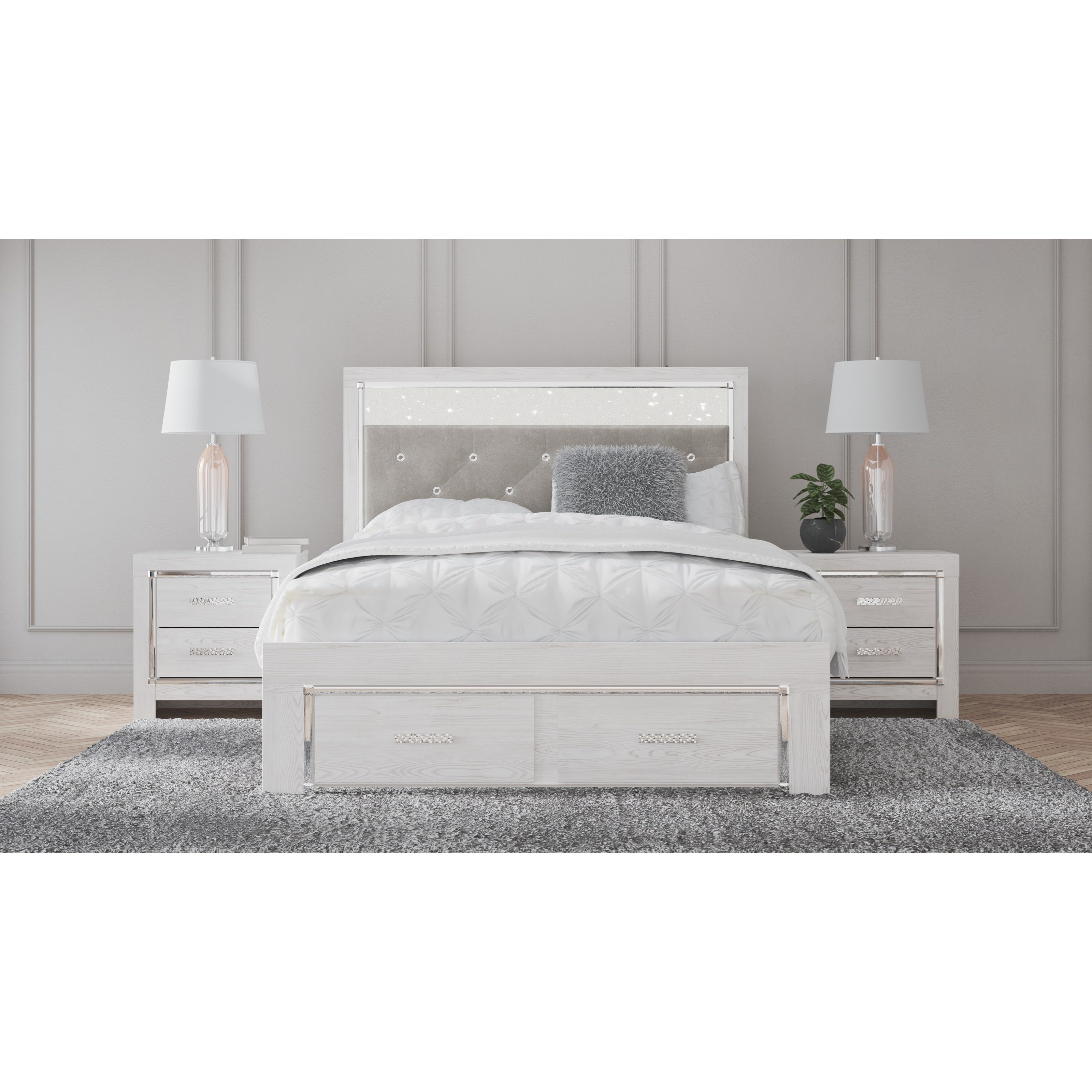 Signature Design By Ashley Altyra B2640B17 Queen Storage Bed With ...