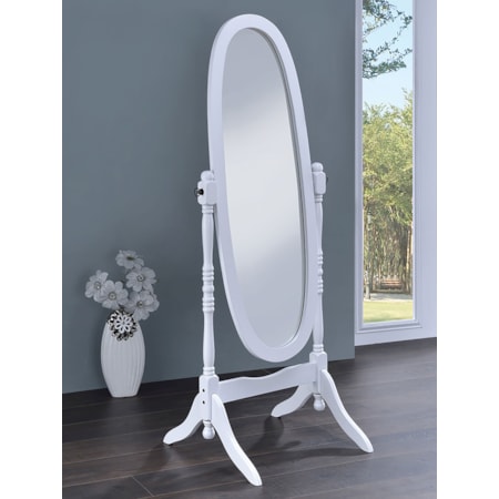 Wood Adjustable Full Length Cheval Mirror