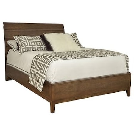 Queen Wood Plank Bed