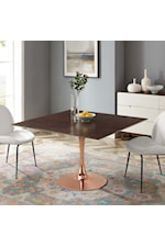 Modway Lippa 28" Square Dining Table