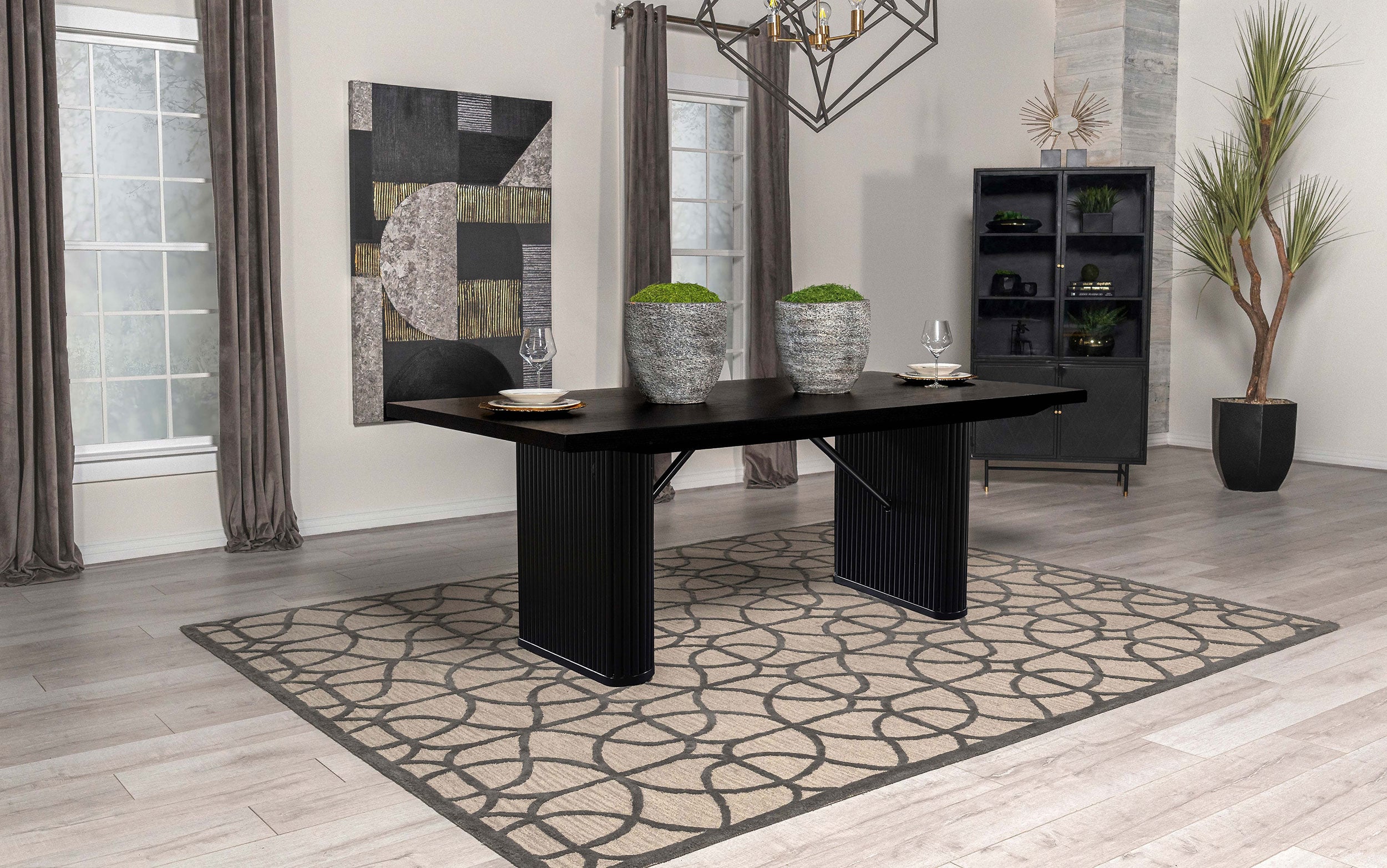 Catherine 84-inch Wood Dining Table