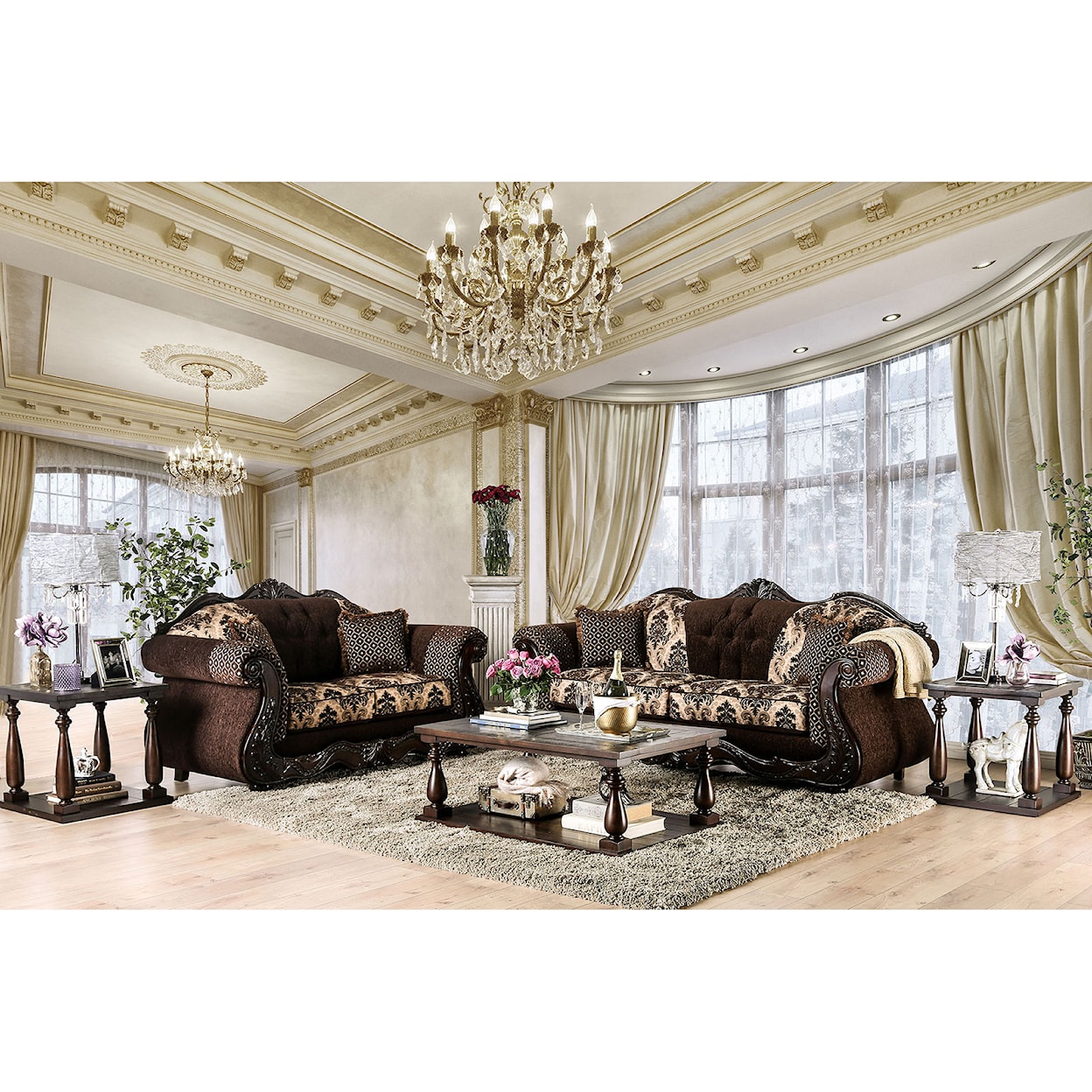 Furniture of America - FOA Ronja Living Room Set