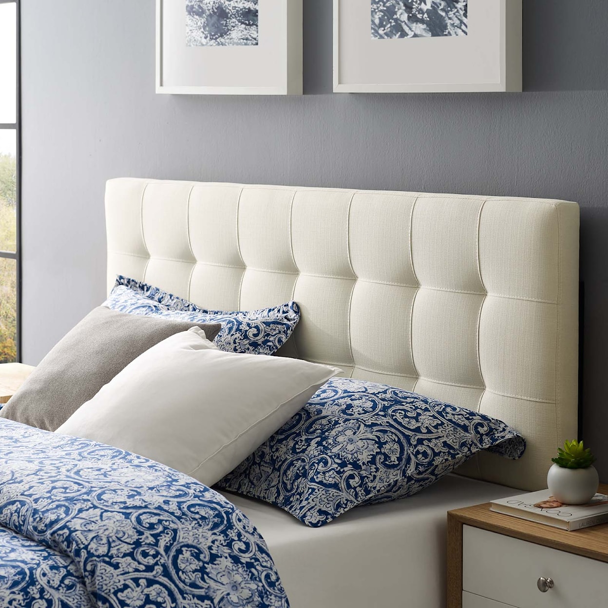 Modway Lily Full Upholstered Headboard