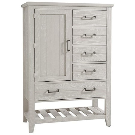 Transitional Gentlemen's Chest with Soft-Close Drawers