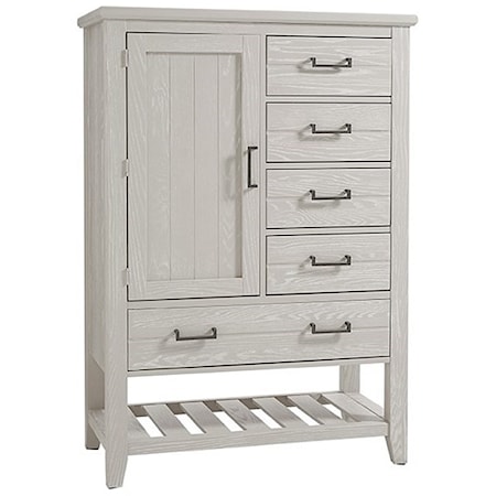 Rustic Door Chest with Soft-Close Drawers