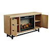 Benchcraft Freslowe Large TV Stand with Fireplace