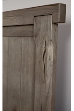 Dovetail panel headboard