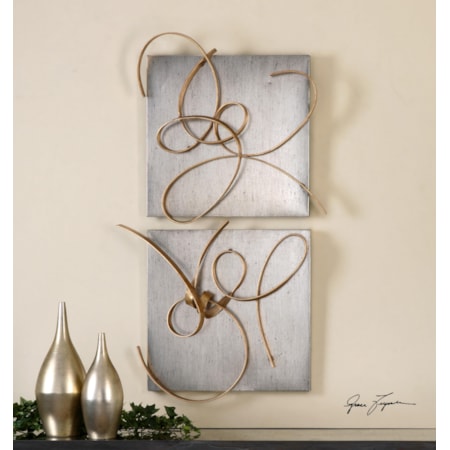 Harmony Metal Wall Art, S/2