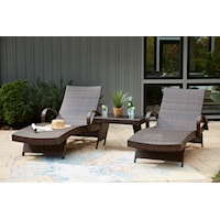 3-Piece Chaise and End Table Set
