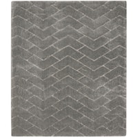 7'10" x 9'10" Grey Rectangle Rug