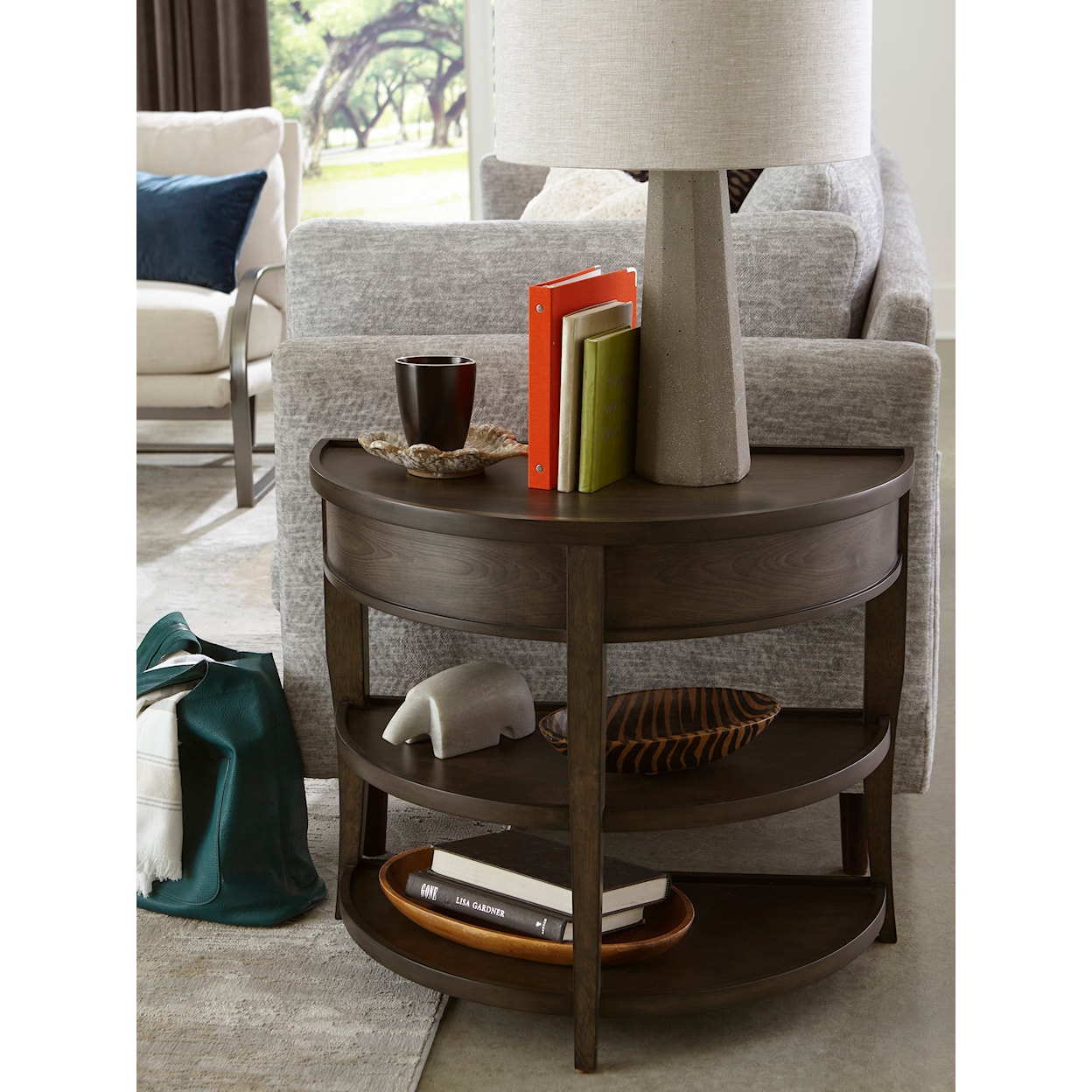 Aspenhome Blakely Curved End Table