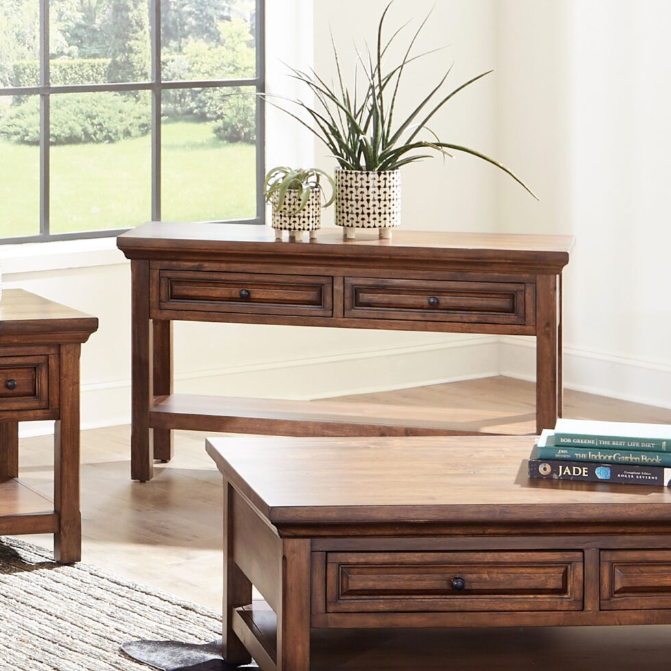 Napa Furniture Design Hill Crest 2-Drawer Sofa Table