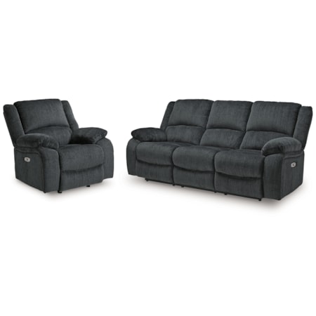 Power Reclining Sofa And Power Recliner
