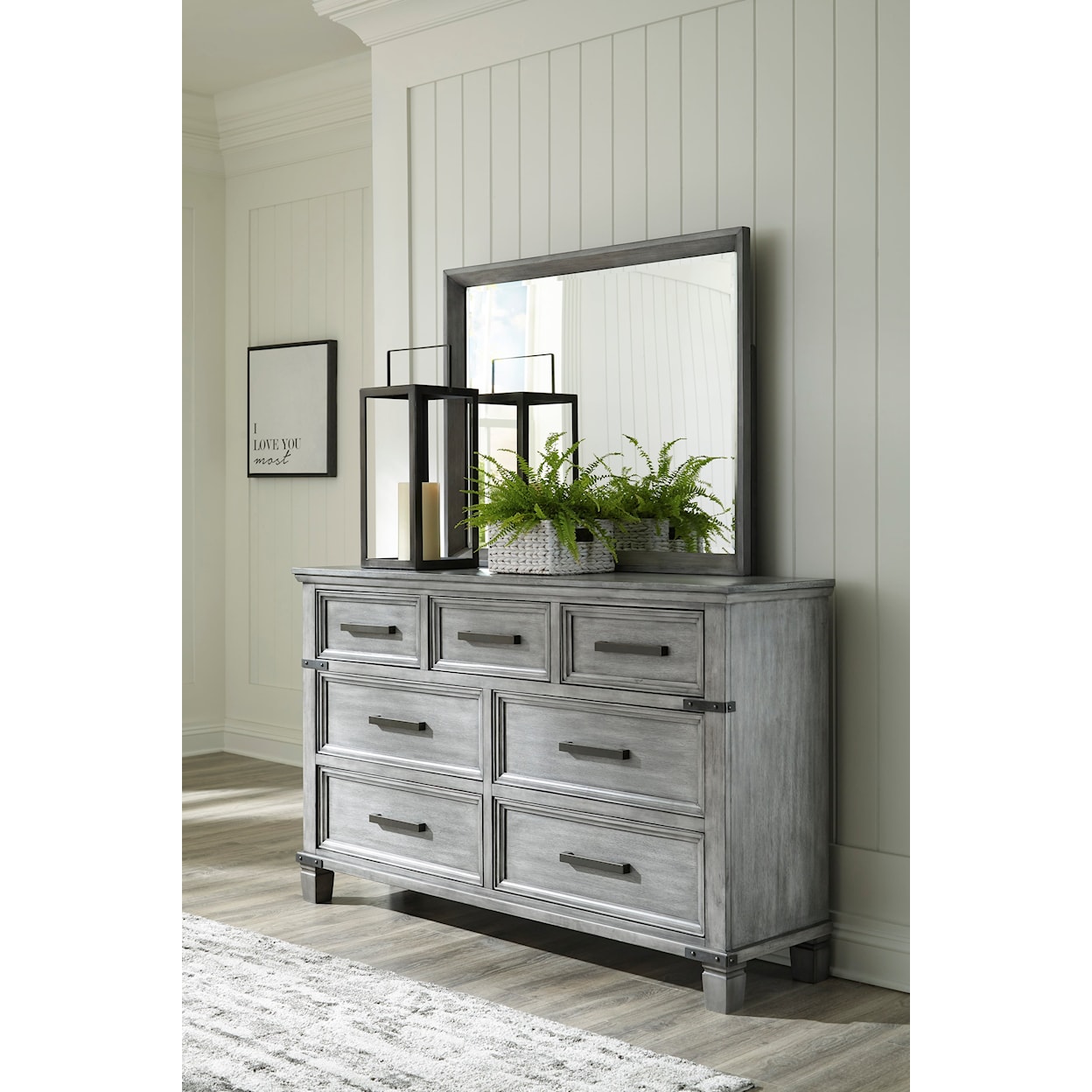 Ashley Signature Design Russelyn Bedroom Mirror