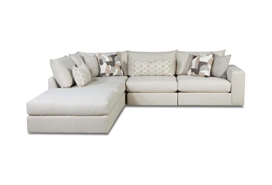 7000 GOLD RUSH ANTIQUE Sectional by Fusion Furniture at Howell Furniture