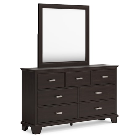 Dresser And Mirror