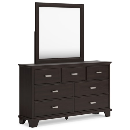 Dresser And Mirror