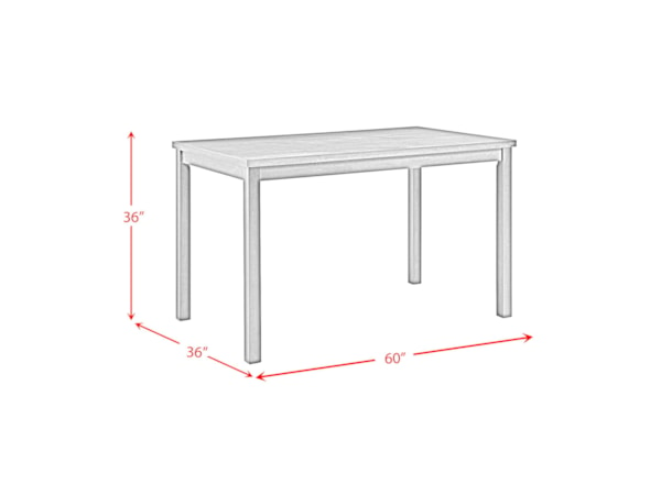 7-Piece Counter Height Dining Set 