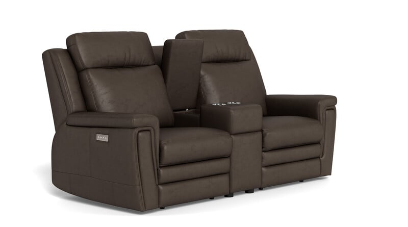 Palliser Asher Asher Power Reclining Console Loveseat