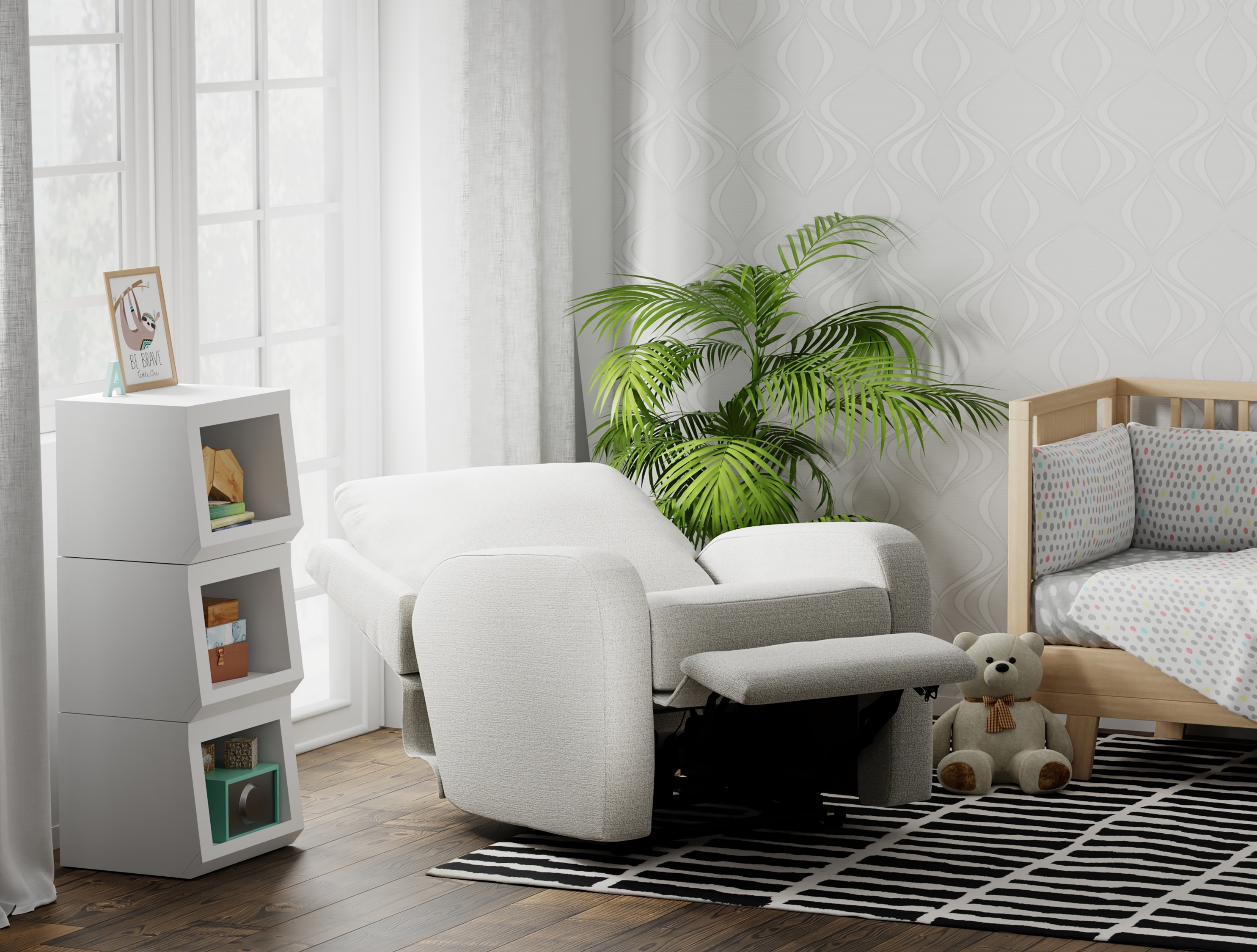 Catnapper Lullaby Power Headrest Power Auto-Glide Recliner