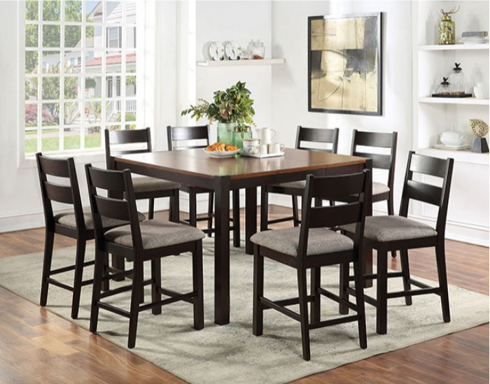 fulton counter height table with lazy susan