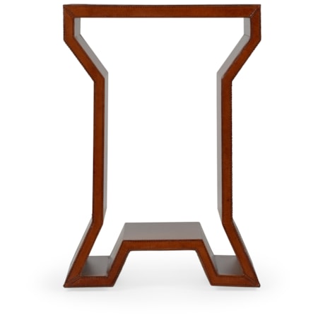 Leather Side Table