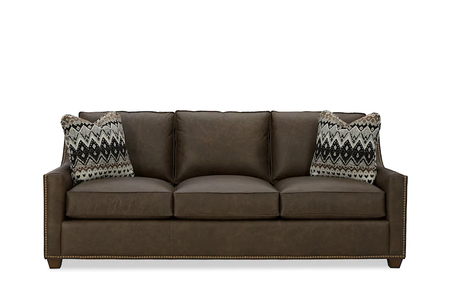 L702950BD Sofa w/ Pillows by Hickory Craft at Godby Home Furnishings