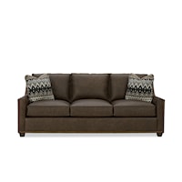 Transitional Sofa with Nailhead and Pillows