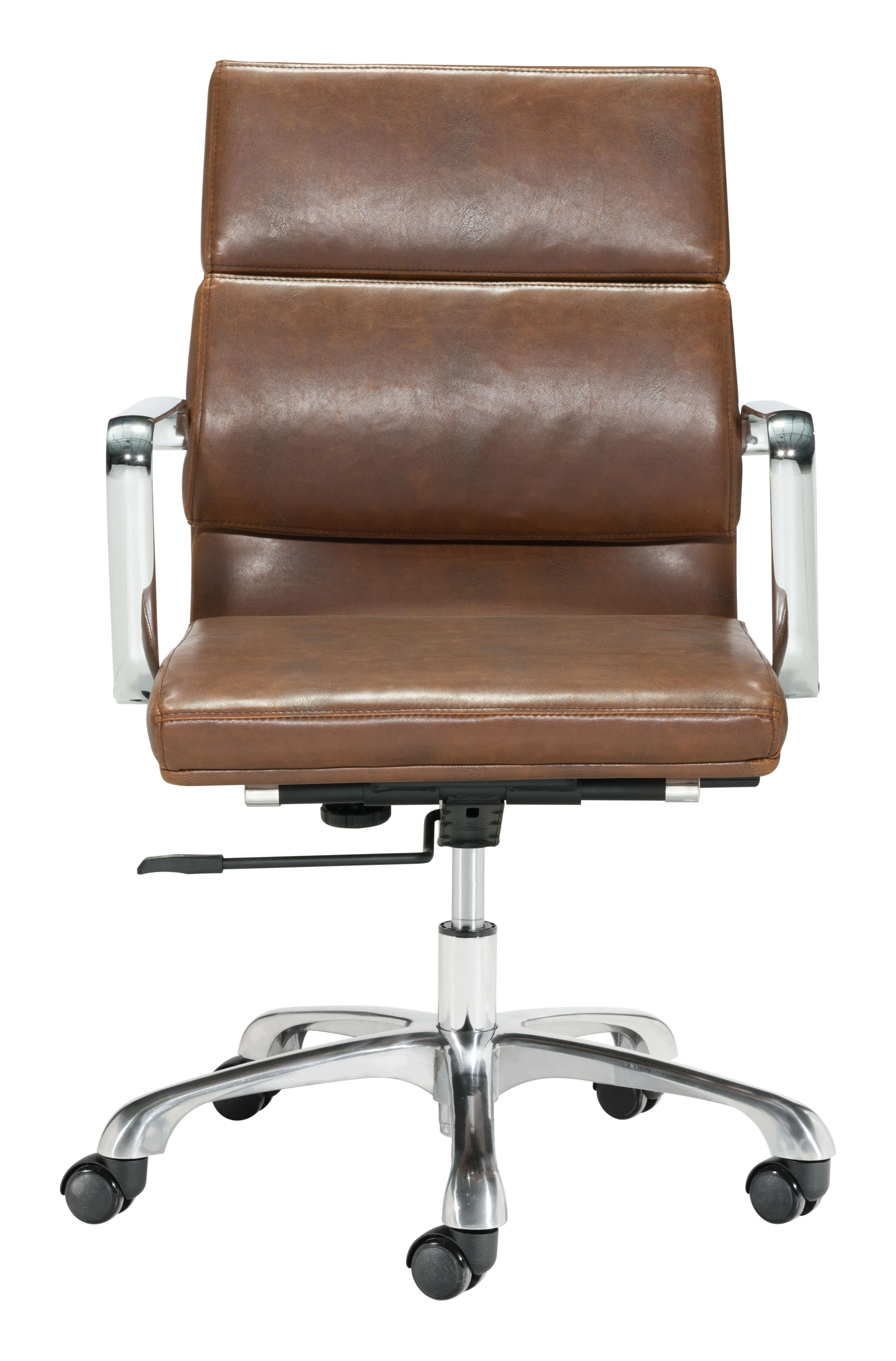 Zuo Ithaca 100770 Ithaca Office Chair Vintage Brown, Value City Furniture