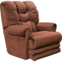 Casual Lay-Flat Recliner with Channel Back